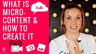 What Is Micro Content and How To Create It 👩🏼‍💻 [upl. by Cristie]