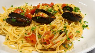 LINGUINE ALLO SCOGLIO Con Misto Pesce Surgelato 112 [upl. by Esilahc]