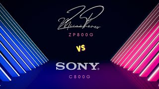 ZP800G vs SONY C800g Shootout [upl. by Gabbie628]