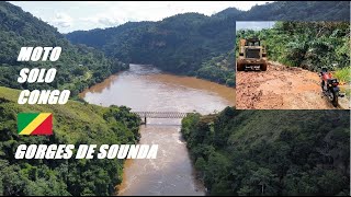 Congo 🇨🇬 Moto Solo vers les gorges de Sounda [upl. by Anilorak127]