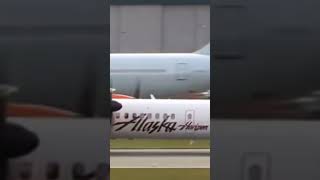 quotClassic Alaska Airline Vintage take off Anchoragequot aviation viralshorts viralvideo alaska uk [upl. by Anilem]