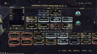 Warframe 2024 Titania Prime Speed Build Relic Farm amp Corrupted Mod Farm [upl. by Zoldi974]