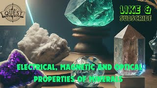 Electrical magnetic and optical properties of minerals [upl. by Swart]