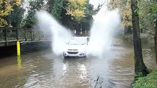 Rufford Ford FLOOD Nottinghamshire Cars VS Water 17 [upl. by Selfridge]