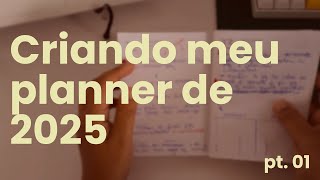 Criando meu planner pt 01  ideias diagramação e testes [upl. by Beaston]