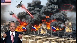 Happened today October 9th 2 US AH64 attack helicopters destroyed Russias largest oil refinery [upl. by Bohman]