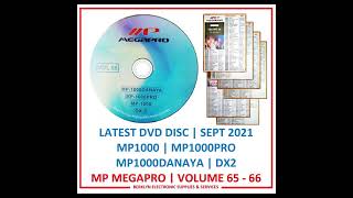 VOLUME 65  66 UPDATE FOR MP MEGAPRO MP1000 MP1000PRO MP1000DANAYA DX2 SEPT 2021 [upl. by Nosnibor]