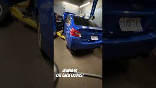 Subaru WRX￼  invidia n1 exhaust [upl. by Araic]