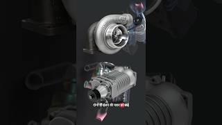 Turbocharger and Supercharger Working shorts science facts [upl. by Aun]