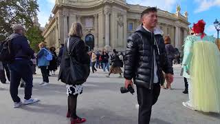 Streets of Paris PFW Elegant Hat and Style Chanel Grand Palais [upl. by Adnauqal]