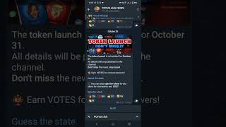 Potus Click Token Launch Date Announced  New Update [upl. by Aicaca586]