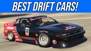 GTA 5 Top 10 BEST Drift Cars Los Santos Tuners DLC [upl. by Olly]