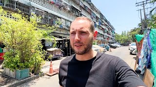 Inside Bangkok Notorious Slum Neighbourhood Khlong Toei 🇹🇭 [upl. by Oz726]