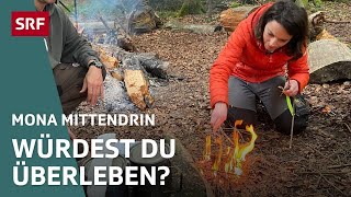 Drei Tage Survival Camp – Wie überleben in der Natur  Mona mittendrin 2022  SRF Dok [upl. by Yenaffit]