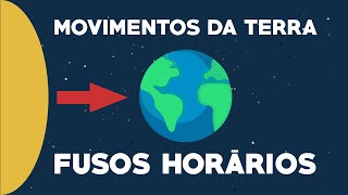 MOVIMENTOS DA TERRA E FUSOS HORÁRIOS  Geografia [upl. by Spevek]