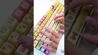 🌈 Colorful keyboard TikTok’s new favorite is online ⌨️foryou keyboard typ fyp typing cute [upl. by Noami]