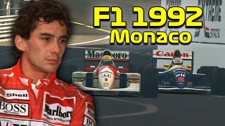 F1 1992 MONACO  DISPUTA DO SENNA COM O MANSELL Remake [upl. by Sukin]