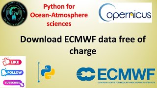 How to download ECMWF weather and climate data for free  Step by step guide  Climate data  Python [upl. by Aniaz]