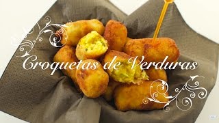 Croquetas de Verduras Caseras  Recetas con Verduras faciles  Recetas de Verduras chefdemicasa [upl. by Rafaelof]