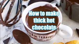 How to make thick Italian hot chocolate [upl. by Araek]