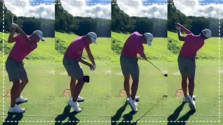 Collin Morikawa Driver Swing Rotation Through Impact [upl. by Phalan502]