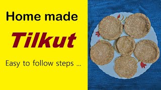 Tilkut Recipe Tilkatri  Til Gud Chiki  Sweet for Makar Sankrant Festival  Niva vibes [upl. by Medovich]