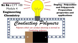 Conducting Polymers  S1 S2 Engineering Chemistry KTU Notes CYT100S2CH [upl. by Aronoff237]