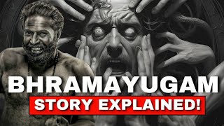 Dimag ghum jayega 🤯 bhramayugam movie story explained in Hindi Xinema cover [upl. by Muhammad706]