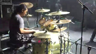 Emy Syahmi  Massacre Conspiracy  Parasite Live DrumCam at Megadeth Live In KL 2017 [upl. by Vesta102]