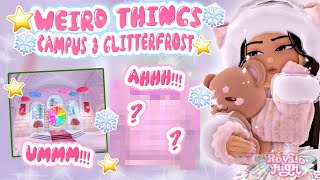 WEIRD THINGS ARE 😳HAPPENING👀  Royale High Glitterfrost [upl. by Skyler]