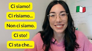 10 essential Italian phrases for informal conversation with verbs ESSERCI STARCI Subtitles [upl. by Oringas208]