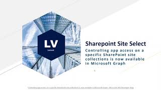 Sharepoint Site Select Microsoft Graph API with Power Apps [upl. by Toffic602]