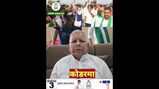 KODERMA vidhansabha se subhash yadav ko vote de lalten 3 NOMBER PAR [upl. by Aneeuqal489]