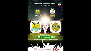 ToosLive Xidigaha Cirka FC VS Gaashaan TogdheerTartanka Horyaalka Horyaalada Somaliland [upl. by Dillon]