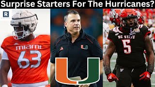 Predicting The Miami Hurricanes 2024 Depth Chart  Miami Hurricanes Football [upl. by Annoirb676]