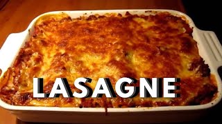 Lasagne à la bolognaise et au béchamel faite maison  Lasagnes traditionnelles  Recette  2 [upl. by Jamille]