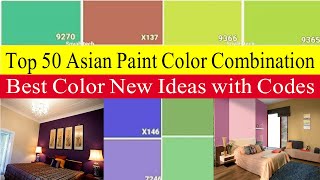 Most Top 10 favorite Asian Paints color combination for Homes  With Color Codes [upl. by Adnyc]