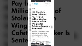 NFL star Chris Jones pays for stealing from kids gambling the money away what [upl. by Penrose]