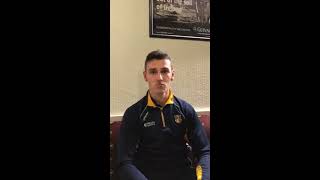 Interview with 2017 Antrim Hurling CaptainSimon McCrory [upl. by Kravits]