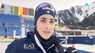 Biathlon  Intervista a Rebecca Passler alla vigilia della short individual di Anterselva [upl. by Gabe]