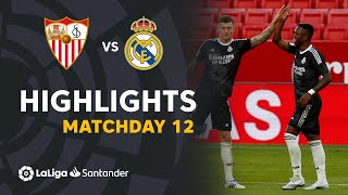 Highlights Sevilla FC vs Real Madrid 01 [upl. by Cirtap846]