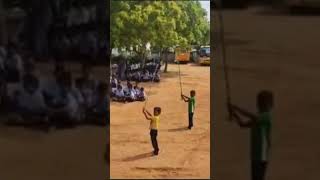 M vedhanth silambam Abcs kenbridg school Ramanathapuram district [upl. by Delanie854]