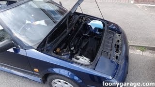 Toyota MR2 MK1 AW11 Frunk [upl. by Refinnaej]