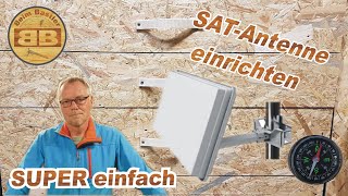 SATAntenne einrichten für den Balkon  super einfach  kann jeder [upl. by Kyd]