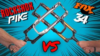 Fox 34 vs RockShox Pike  2020 Edition  Which Fork Wins [upl. by Aihcats791]