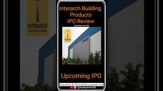 interarch building products ipo gmp hindi  interarch building products pvt ltd ipo review [upl. by Paff526]