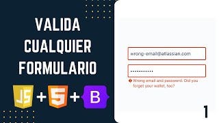 Validar cualquier formulario con JavaScript  12 [upl. by Alliuqet212]