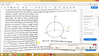 BCS Theory cooper pair 2 Soid state Phy [upl. by Ynnot836]