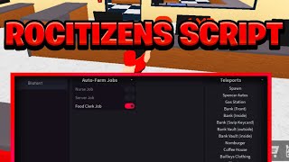 NEW BEST RoCitizens Script Pastebin  ROBLOX Auto Farm amp Teleports Exploit [upl. by Adella710]