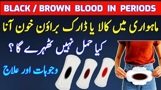 Black Period Blood Periods in hindi Menses Problem Period Blood Color Dysmenorrhea Menstruation [upl. by Missy]